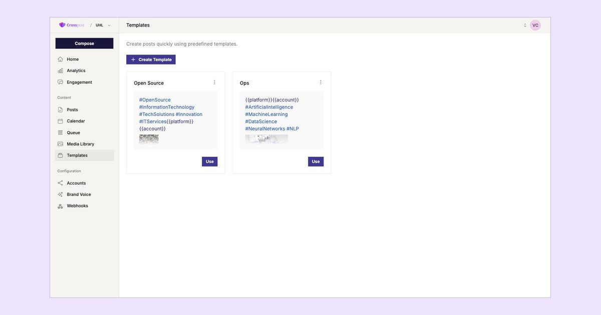 Templates, Brand Voice and analytics: stay consistent and learn what works